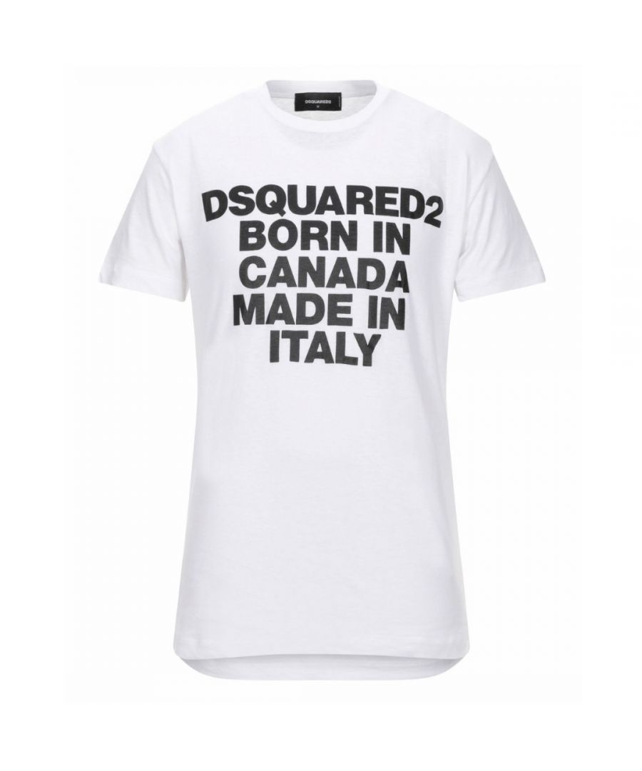 Dsquared2 Born In Canada Cool Fit White T-Shirt