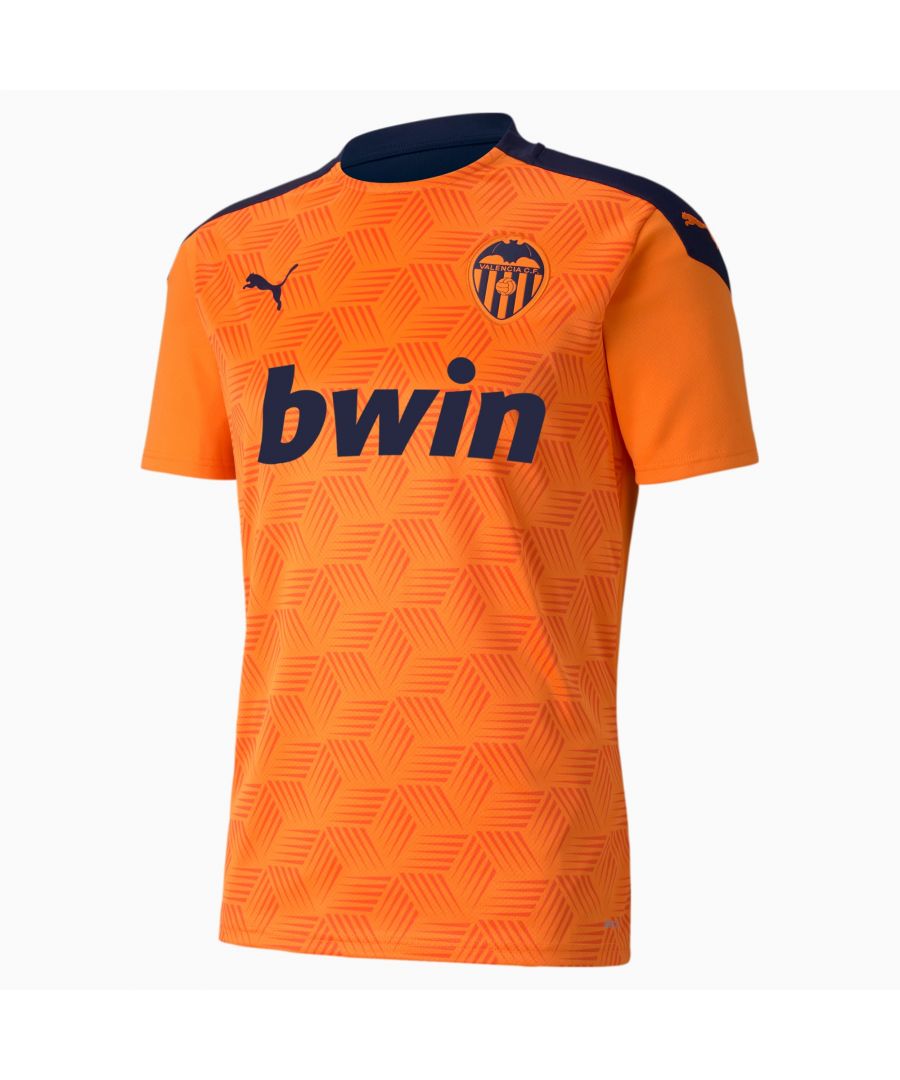 Puma Valencia CF Away Orange Replica Mens Football Jersey Top 757471 03