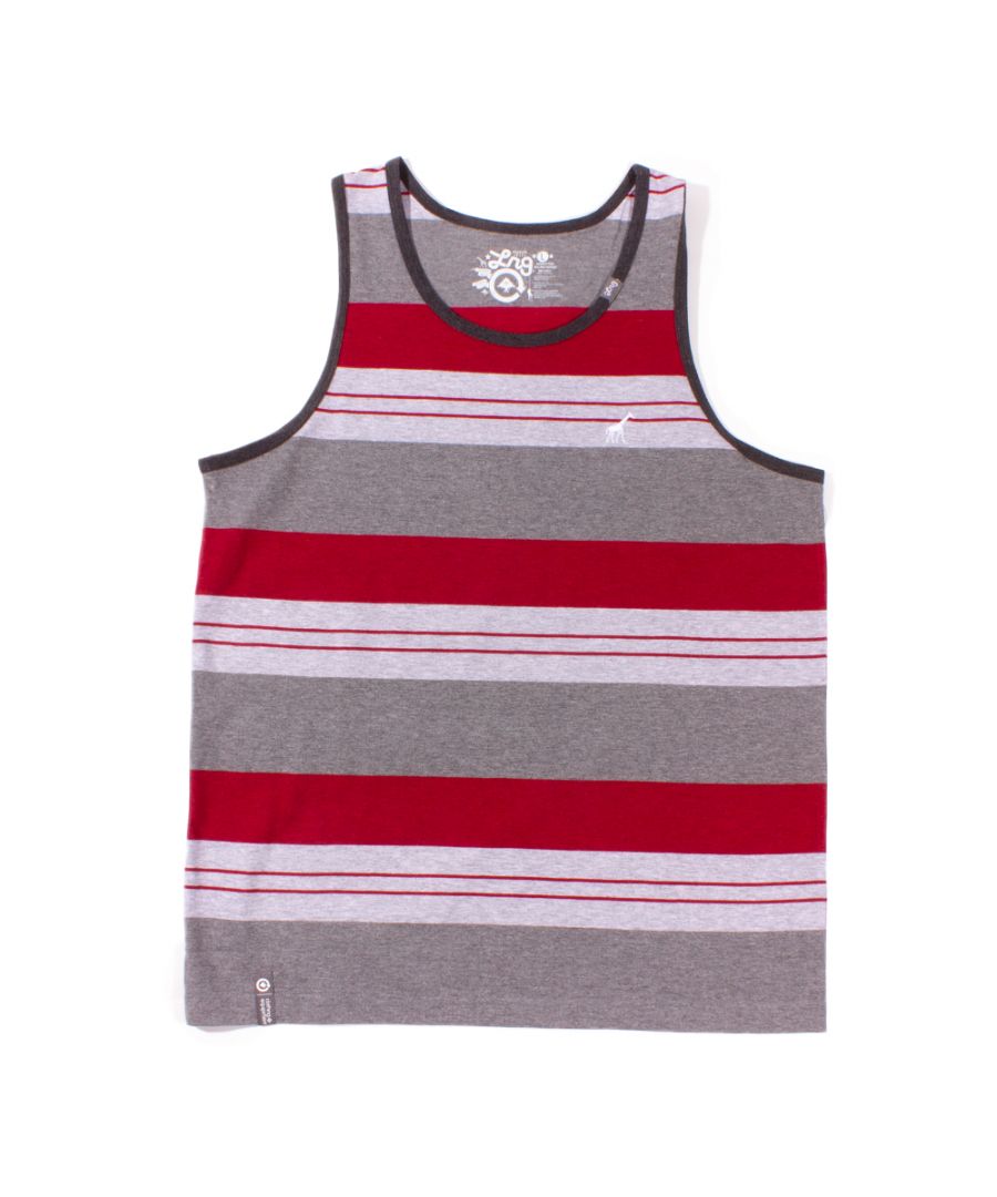 The Stay Grounded Tank Top by the Lifted Research Group LRG featuring a beautiful stripe pattern and LRG giraffe logo embroidery at chest.\n\n\n\n\n\n\n\n\nThe CC Giraffe vest from LRG features their classic Giraffe design on the front chest and a small LRG Hem tab detail. It is available in ASH and Red and is in our opinion a slightly larger fit t-shirt.
