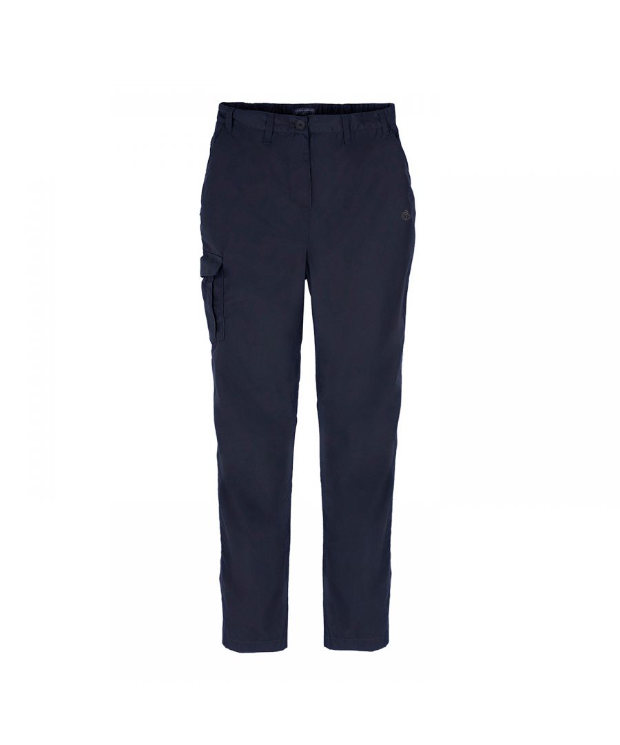 craghoppers womens/ladies expert kiwi trousers (dark navy) - size 18 short