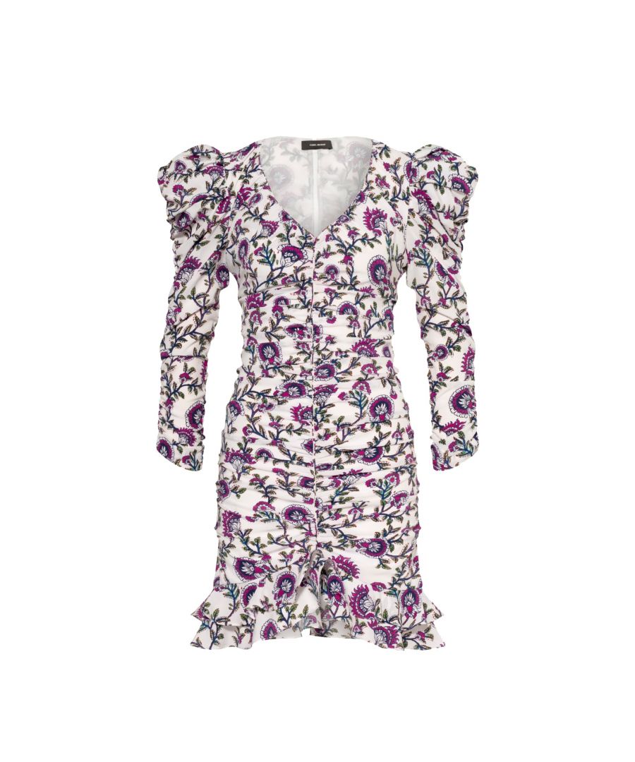 - Composition: 91% Silk 9% Elastane - Long sleeves - Concealed side zip fastening - V neckline - Model is 1.78m wearing size 36 - Made in Portugal - MPN BIREYA_ECRU - Gender: WOMEN - Code: DRS IT 2 ND 02 O33 S2 T
