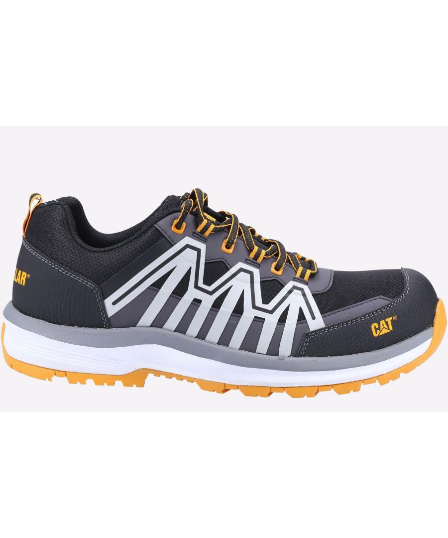 Caterpillar Safety Charge S3 Trainers Mens - Black - Size UK 11