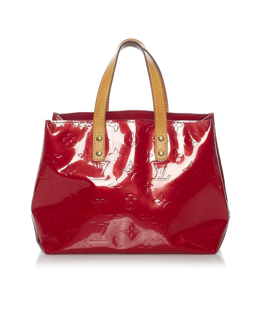 Image for Vintage Louis Vuitton Vernis Reade PM Red