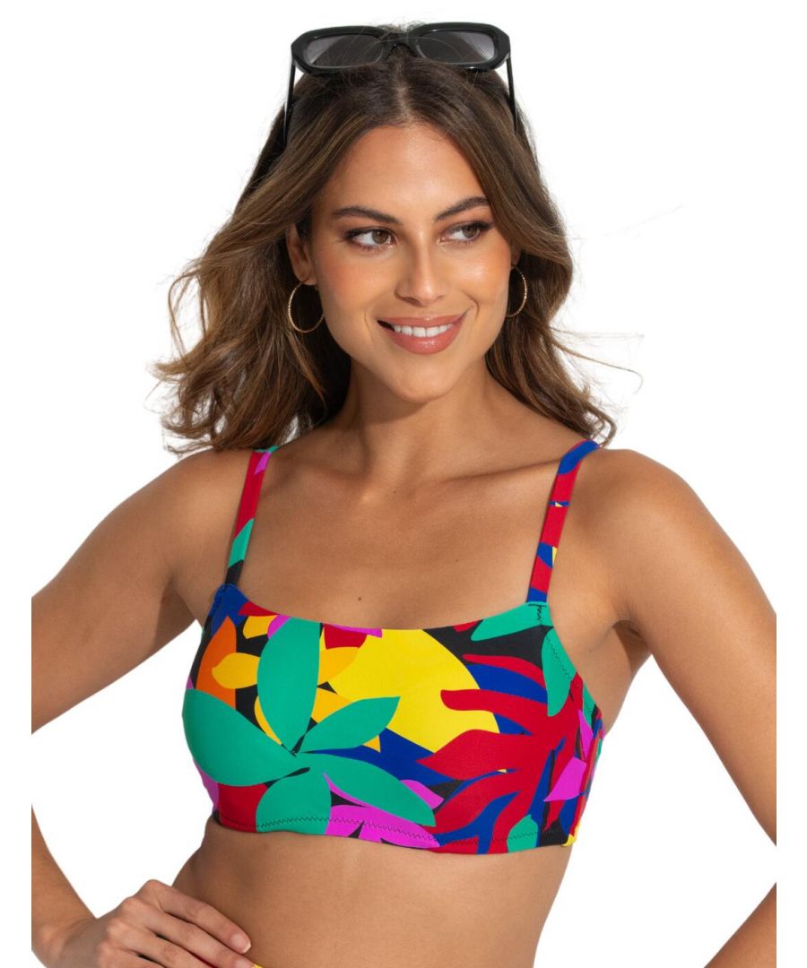 Pour Moi Womens Maya Bay Cami Bikini Top - Multicolour - Size 36C