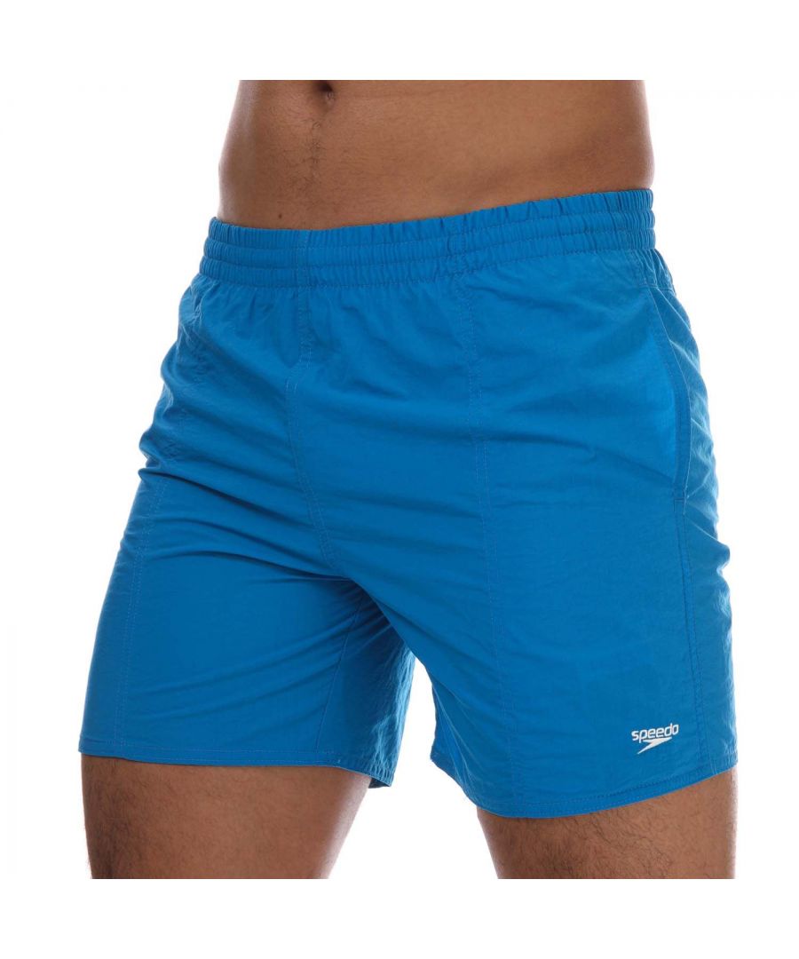 Image for Men's Speedo Solid Leisure Swim Short in Blue