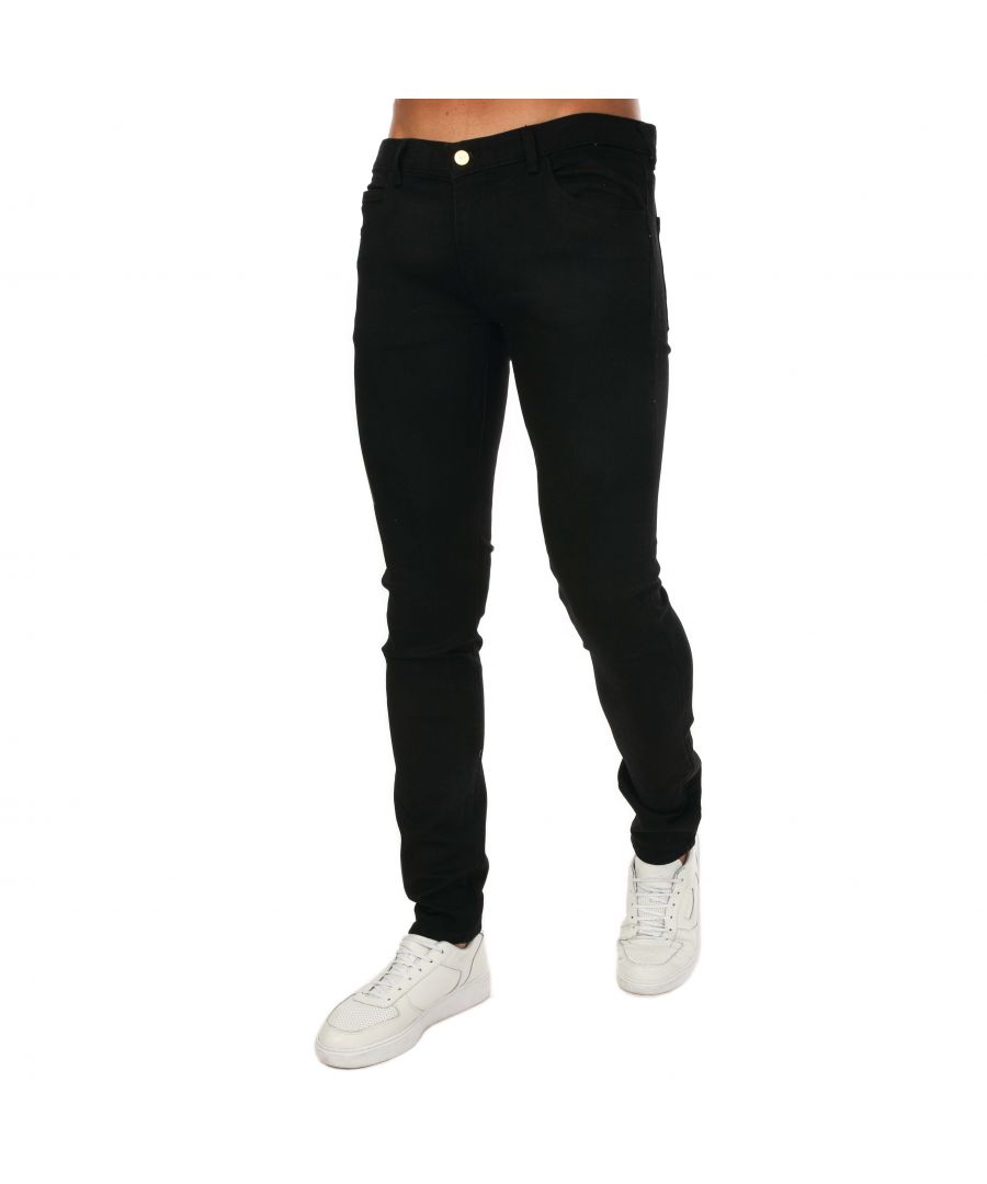 Armani J10 extra slimfit jeans voor heren, zwart