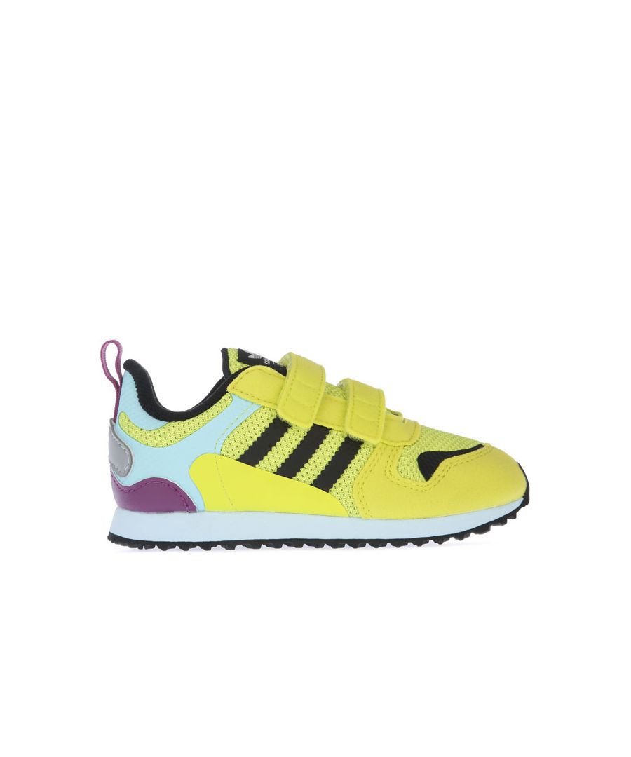 Image for Boy's adidas Originals Infant ZX 700 HD Trainers in yellow black