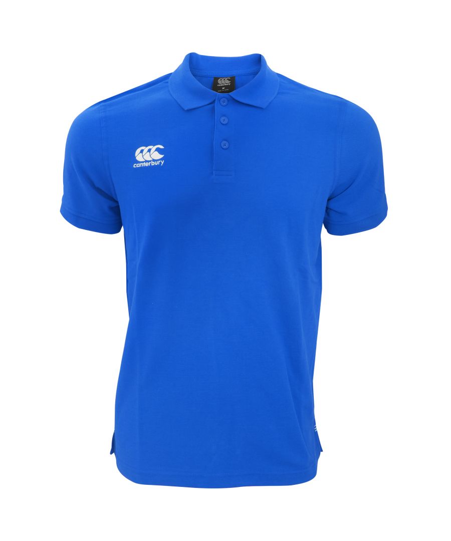 Waimak Pique Polo Shirt Short Sleeve Rugby Training Canterbury S-XXL 