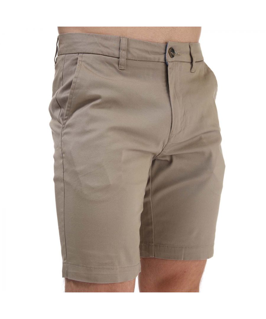 Image for Men's Ben Sherman Slim Fit Stretch Chino Shorts in Stone
