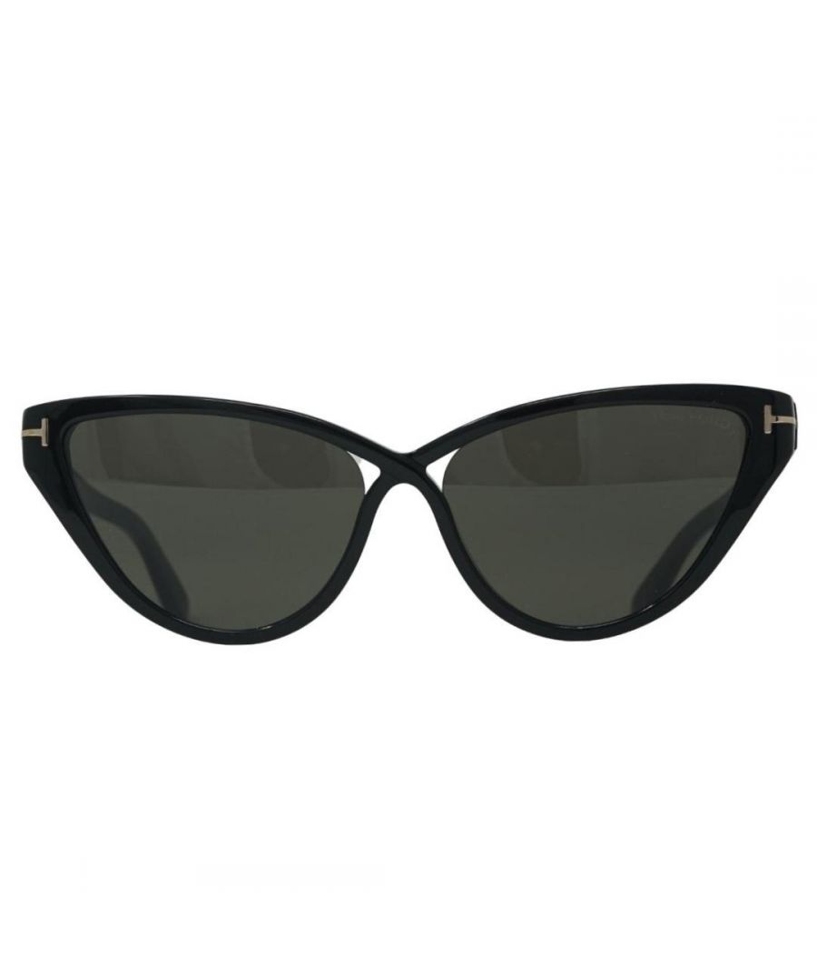 Tom Ford Charlie-02 FT0740 01A Black Sunglasses. Lens Width = 56mm. Nose Bridge Width = 16mm. Arm Length = 140mm. Sunglasses, Sunglasses Case, Cleaning Cloth and Care Instructions all Included. 100% Protection Against UVA & UVB Sunlight and Conform to British Standard EN 1836:2005