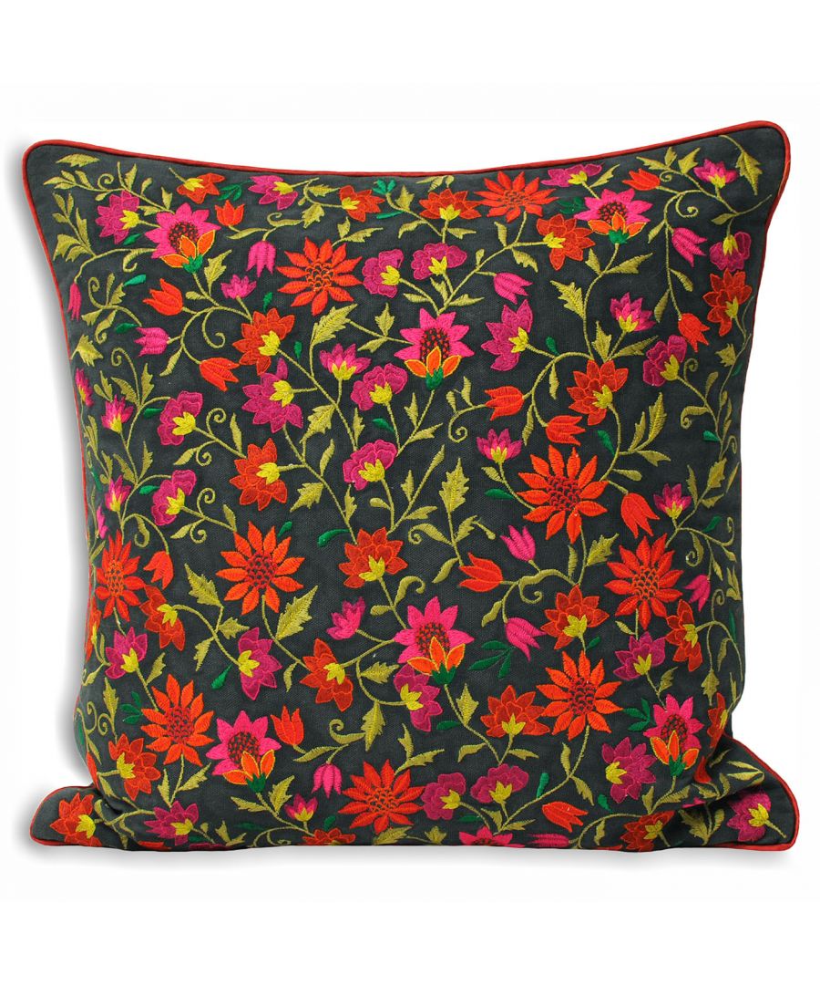 Riva Home Daphne Polyester Filled Cushion - Multicolour Acrylic Size 45cm (w) x (l)
