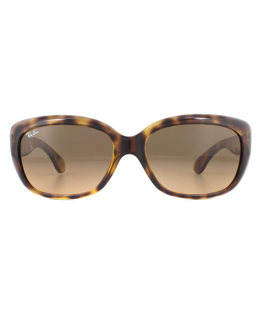 Ray-Ban Sunglasses Jackie Ohh RB4101Â  642/43 Havana  Light Brown Black Gradient  are the original inspiration for all oversized sunglasses Jackie O has now had her inspiration immortalised in these gorgeous oversized sunglasses by Rayban.