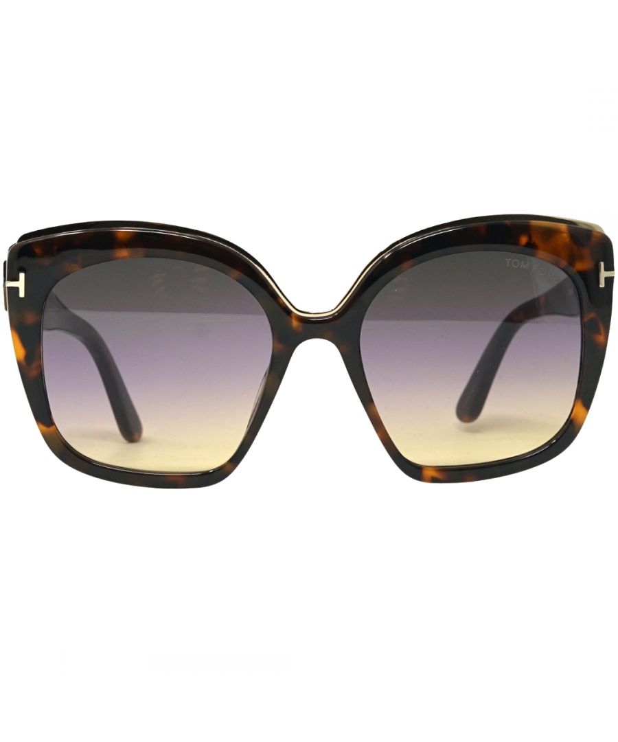 Tom Ford Chantalle FT0944 55B Brown Sunglasses. Achieve a modern and sleek look with these Tom Ford Sunglasses. Made In Italy, these Tom Ford Brown Sunglasses feature a lens width of 55mm, a nose bridge width of 19mm, and an arm length of 140mm. Offering 100% protection against UVA & UVB sunlight, these sunglasses conform to British Standard EN 1836:2005. Comes complete with a branded sunglasses case and cleaning cloth.. Made In Italy, Tom Ford Brown Sunglass, Lens Width = 55mm, Nose Bridge Width = 19mm, Arm Length = 140mm. Branded Sunglasses Case and Cleaning Cloth Included. 100% Protection Against UVA & UVB Sunlight and Conform to British Standard EN 1836:2005. Tom Ford Chantalle FT0944 55B Sunglasses