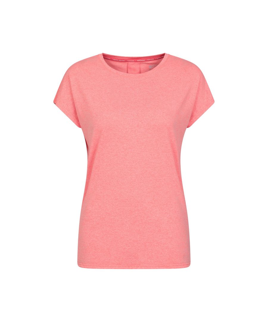 Mountain Warehouse Womens/Ladies Flow Loose Active Top (Coral) - Size 14 UK