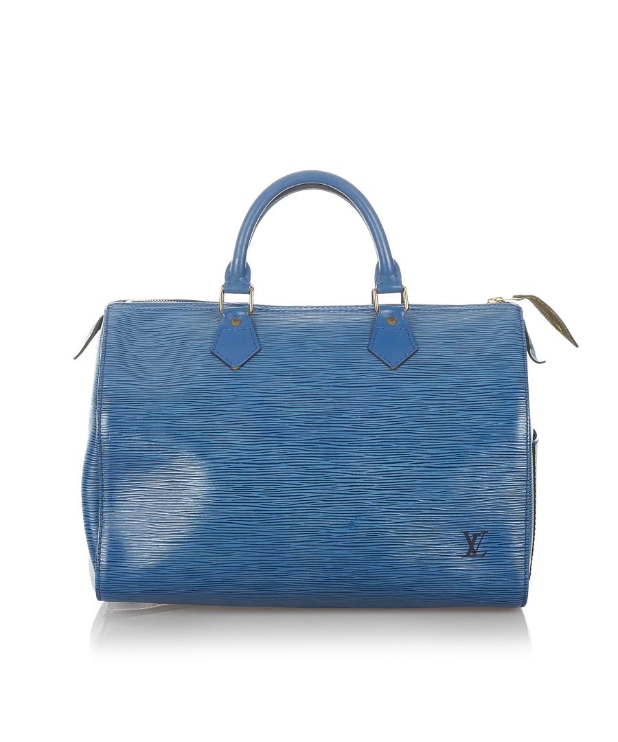 Image for Vintage Louis Vuitton Epi Speedy 30 Blue