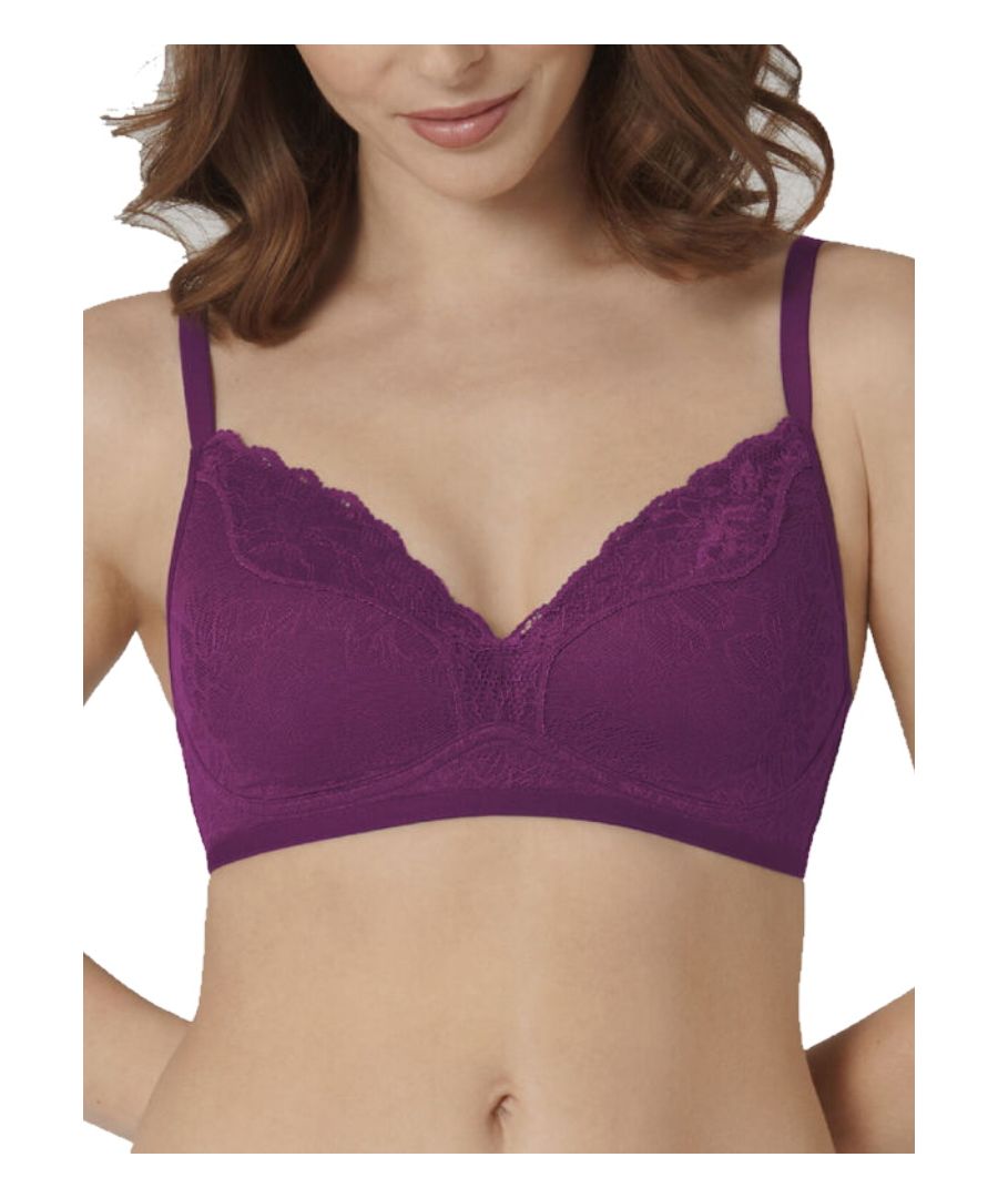 Image for Fit Smart P01 Soft Cup Padded Bra - Crushed Berry