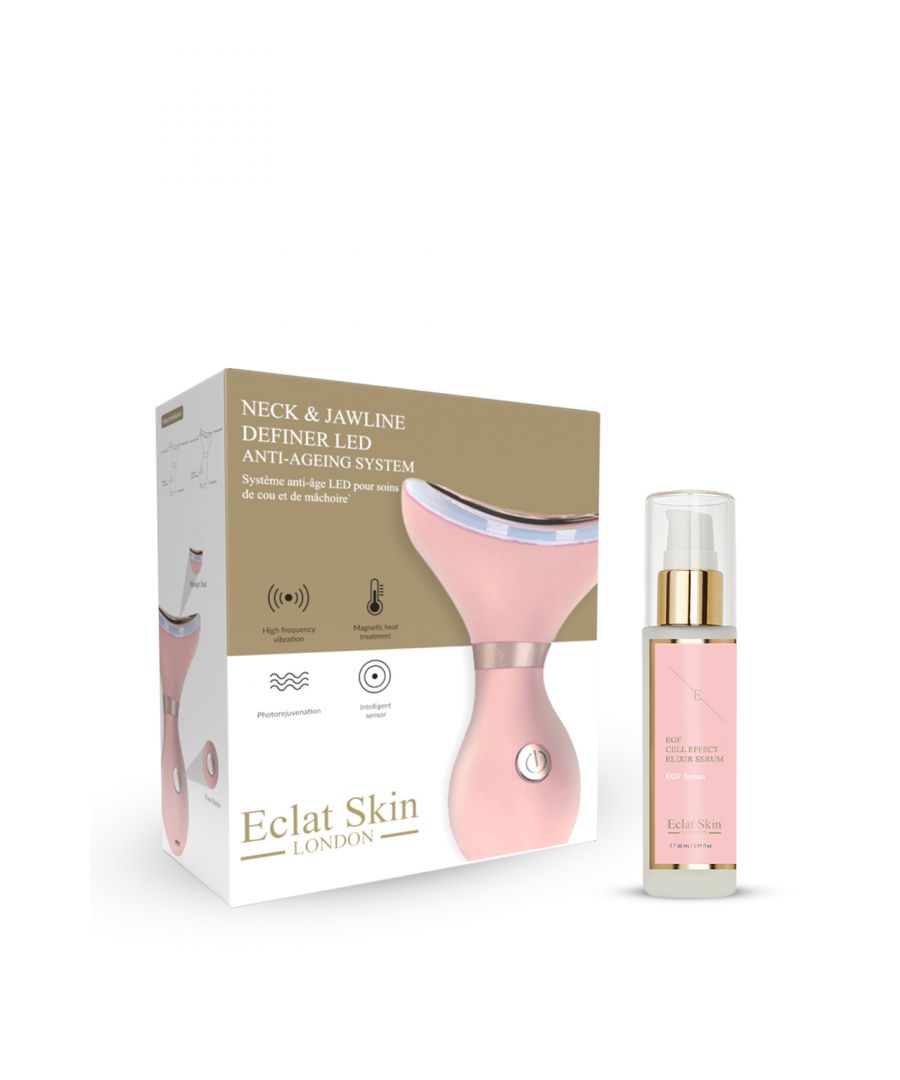 Silky-gel serum formula - Instantly hydrates and nourishes with Glyerin and Argan oil - Supercharged with EGF ingredient that is studied to help with skin renewal - Aims to smoothen the look of fine lines and wrinkles and skin texture - Moisture boosting youthful complexion EGF cell effect elixir serum is a weightless and nourishing facial serum that ignites youthful skin. A powerful combination of EGF ingredient, Glycerin and Argan Oil works to rejuvenate and refresh skin whilst smoothing its texture to minimise the appearance of fine lines and wrinkles. Usage: Apply one pump of the serum on cleansed face and neck in the evening and morning. Wait until it is absorbed fully and apply moisturiser.\nThe streamline massage head is specially designed for the neck\nDesigned for the rejuvenation of the skin on the neck\nMassage head heats 45•c temperature for skin rejuvenation\nThree color light and sound wave modes of low, medium and high, combined with blue Green and red light massage to promote blood circulation and skin rejuvenation\nUSB cable charging, safe and environmentally friendly. \nMini and portable, use anytime, anywhere\nUSAGE\nApply cream or facial oil evenly to the neck or the area you are treating.\nStart the machine by pressing the on/off button\nSelect the mode according to individual needs, by pressing lightly the on/off button\nUse point pressure at acupoints to relieve muscle tension or start from the bottom of the next and carefully lift it until jawline without using too much pressure. Continue this massage for 5-10 minutes. You can use the device multiple times a week. The red light comes with a 45•c temperature, make sure this is comfortable for you. Discontinue use if this doesn’t feel comfortable or your skin looks red afterwards. If you have sensitive skin be aware, you might not be able to use the red light due to the temperature.\nPress and hold the on/off button for 1 second to close the product.\nClean the device with dry cloth and store cool and dry place
