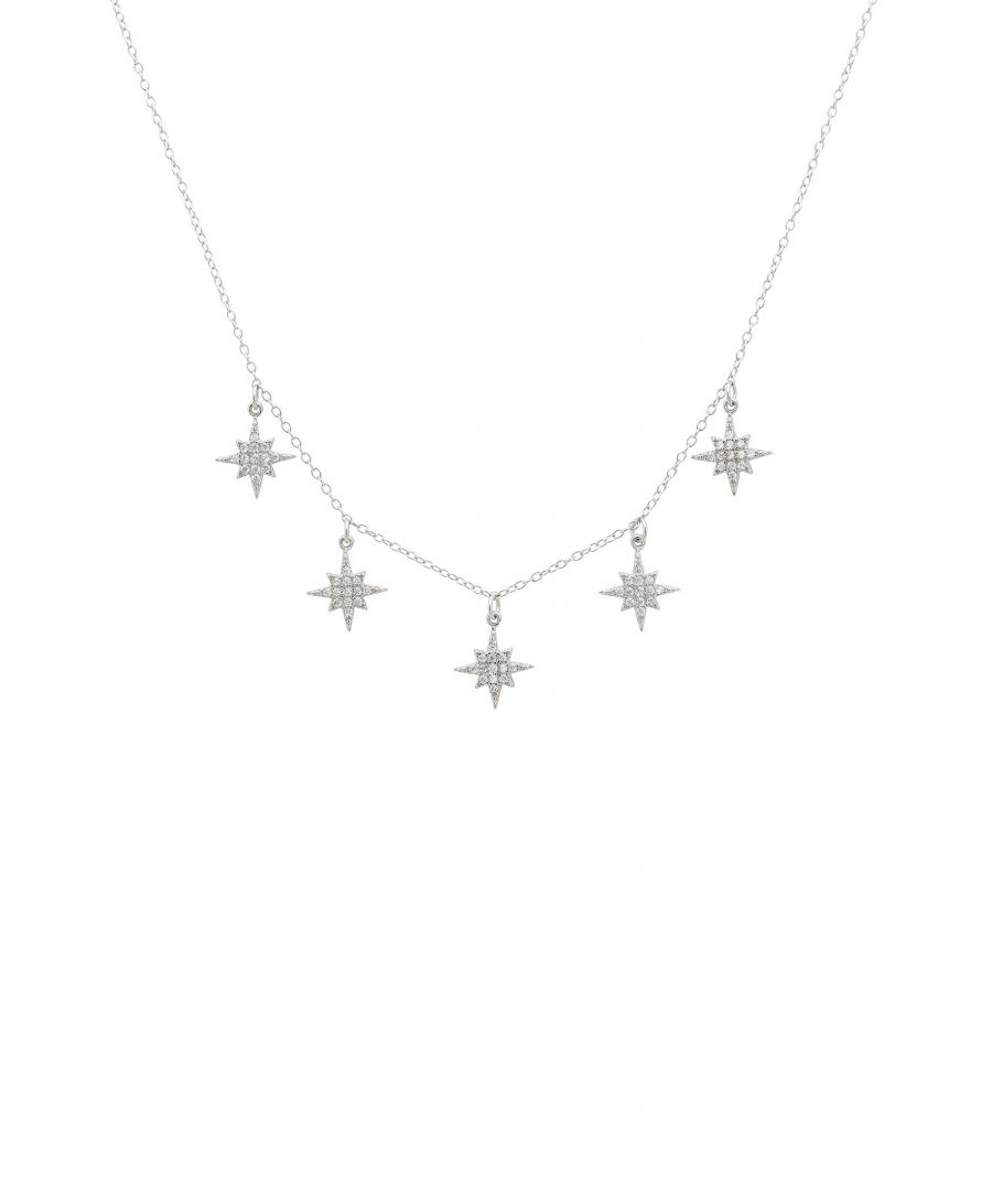 Image for Starburst Choker Necklace Silver