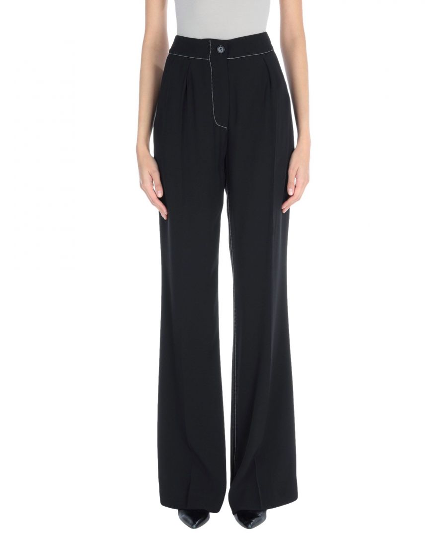 crepe, darts, solid colour, high waisted, comfort fit, wide leg, button, zip, multipockets, chinos, large sized