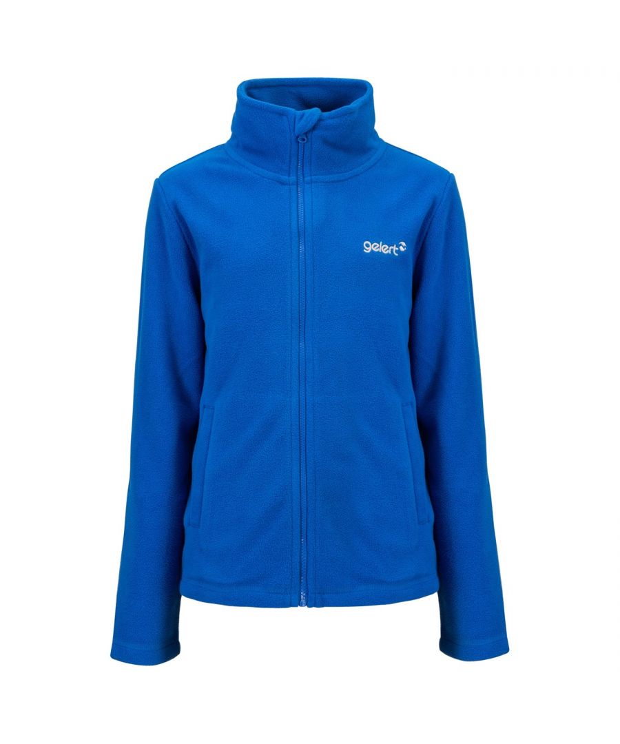 Gelert Ottawa Fleece Jacket Junior Boys The Gelert Fleece is ideal for all outdoor adventures, featuring a zip up front for a secure fit and a long sleeves construction for a cosy fit. This boys fleece benefits from a soft feel fleece construction together with 2 hand warming pockets to the front, finished with Gelert branding to the chest. > Boys Fleece > Zip up > Long sleeves > 2 front pockets > Soft fleece construction > 100% polyester > Machine washable
