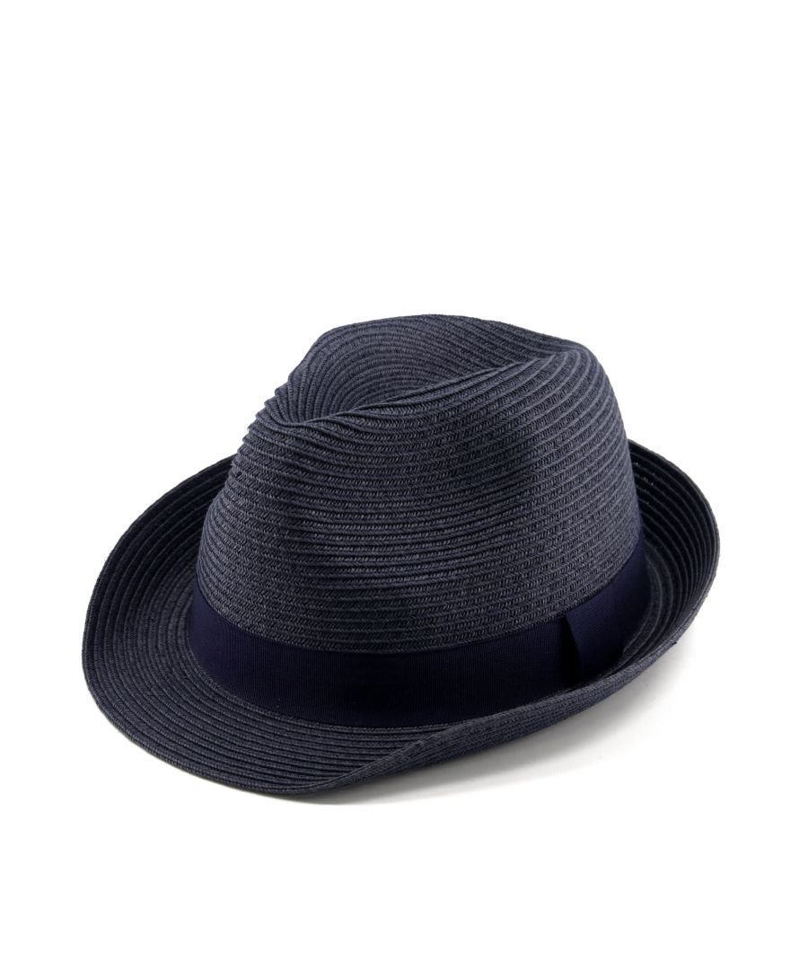 Image for Dune Mens NEWSON Straw Trilby Hat