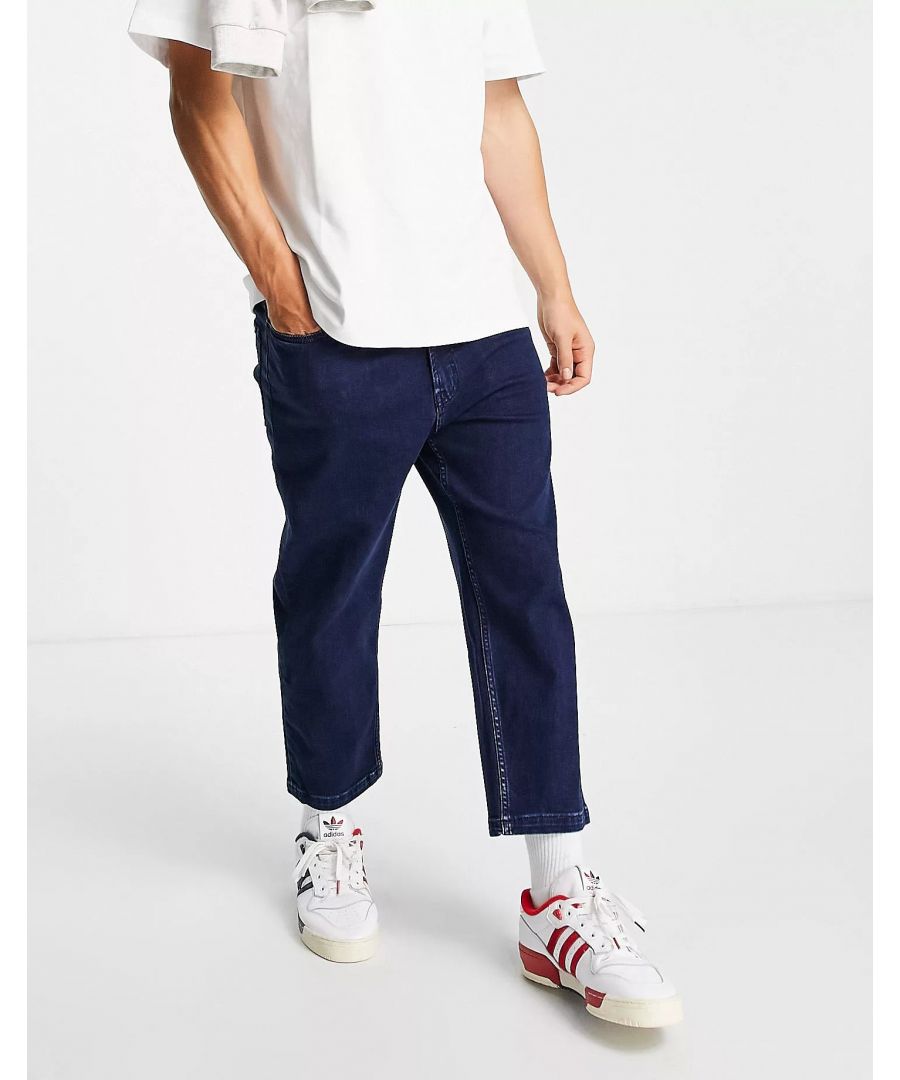 Hugo 338 jeans van culturen ontspannen midden in wassen