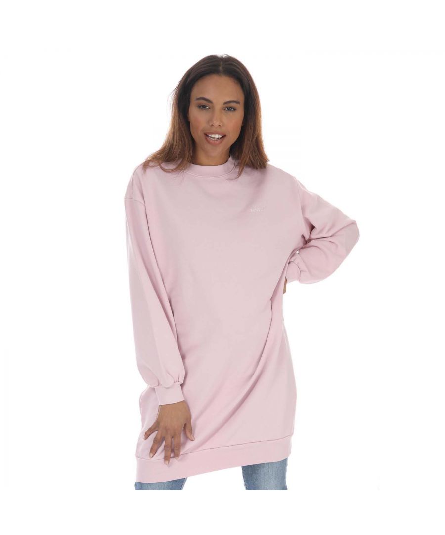 Levis Yuna-sweatshirtjurk voor dames, roze