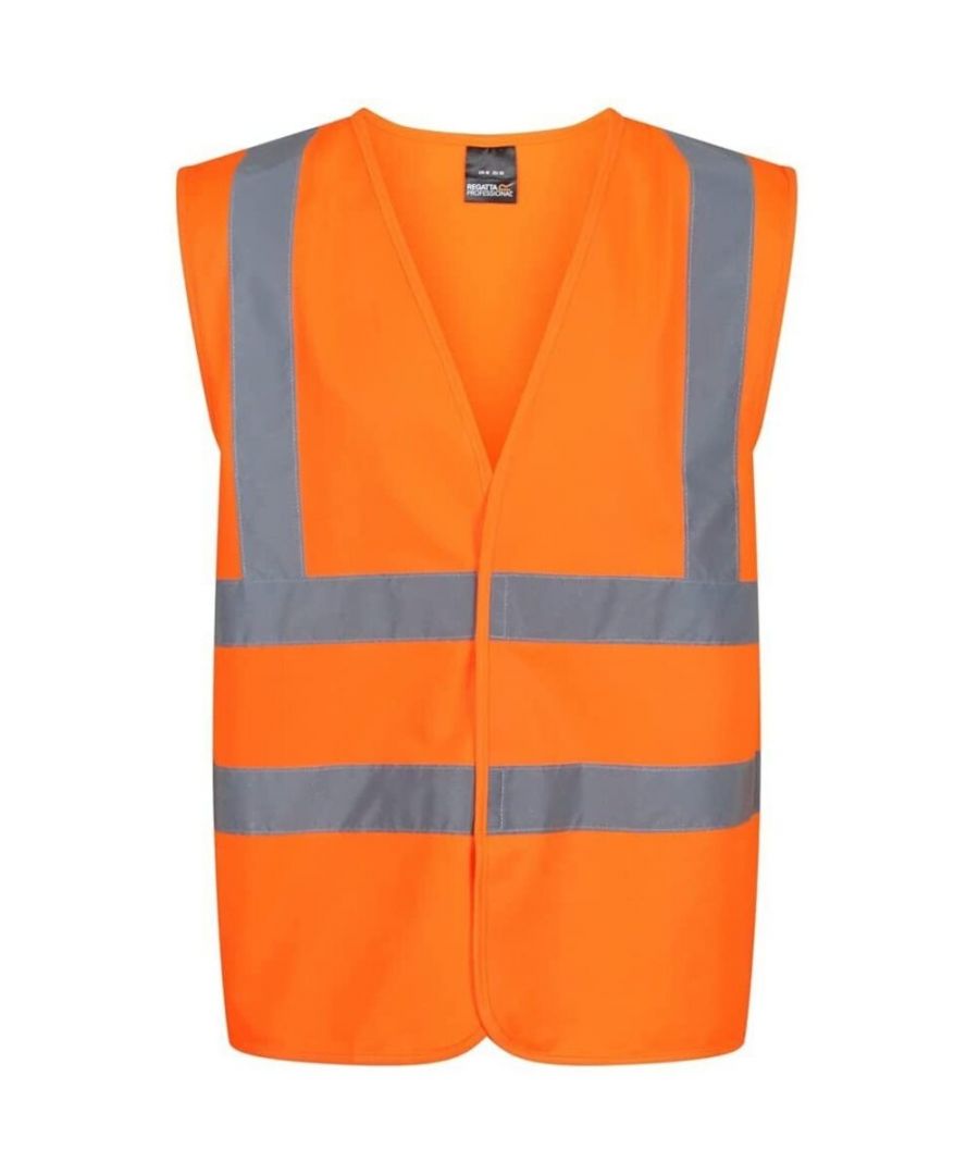 Image for Regatta Mens Hi-Vis Vest (Orange)