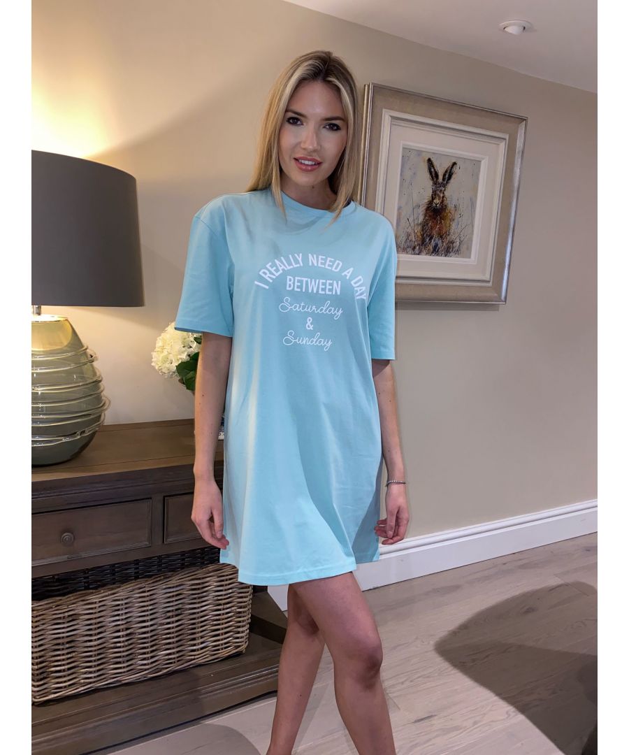 Image for Mint 'Really' Pyjama T Shirt Dress