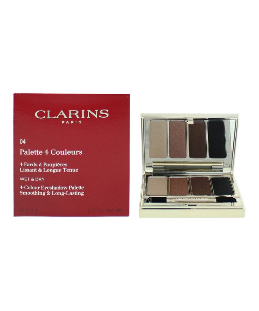 Image for Clarins 4 Colour 04 Oud Wet & Dry Eyeshadow Palette 6.9g