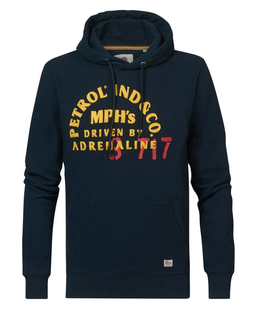 Petrol Industries - Heren Casual hoodie - Blauw