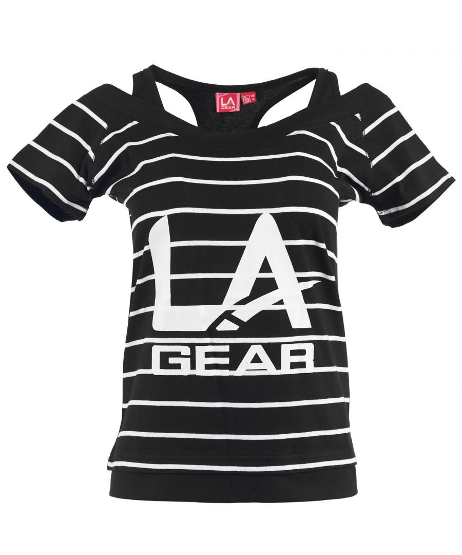 Image for LA Gear Womens Multi Layer T Shirt Top