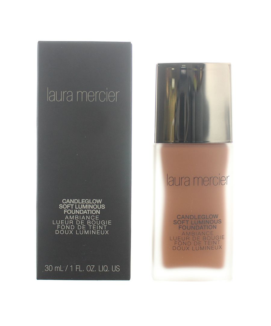 Emit a soft, luminous candlelight glow from morning to moonlight with Laura Mercier's Candleglow Soft Luminous Foundation, which provides light-to-medium, dewy coverage. Somehow, this flawless formula manages to unify skin tone and diminish the visibility of imperfections while remaining virtually undetectable. In 20 versatile, natural-looking shades, it really is 