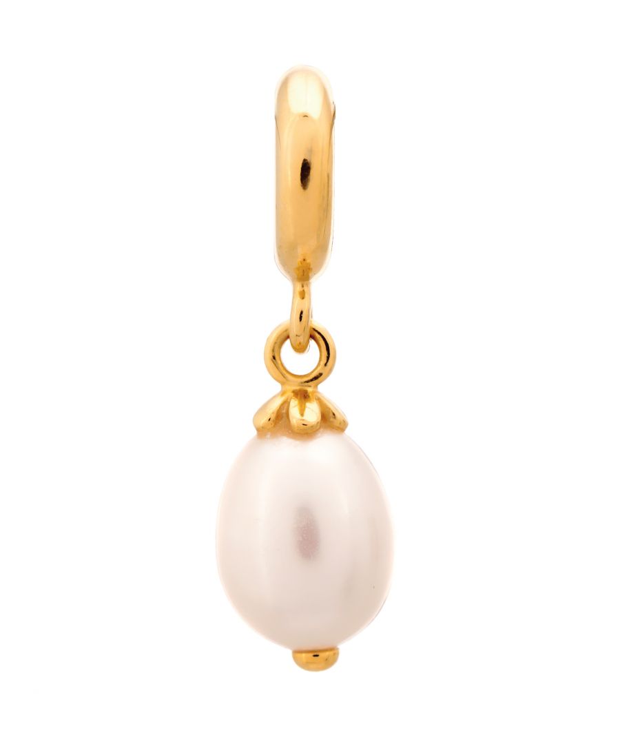 Freshwater pearl dropThe charm is designed to sit snug against the bracelet allowing you to design your bracelet and the charms to sit precisely where you chooseThis product comes in luxury Endless Jewelry branded packaging • Jewellery Box Not Guaranteed