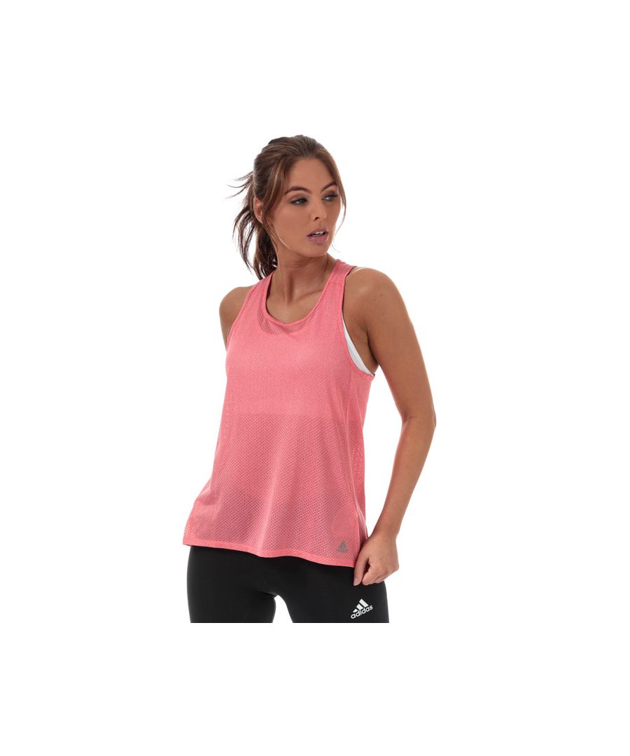 Image for Women's adidas Response Light Speed Tank Top in Coral