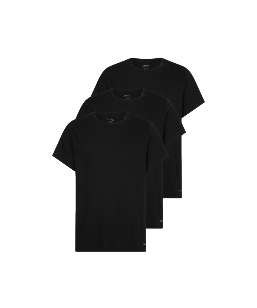 Calvin Klein Men's Crew Neck T-Shirt 3 Pack