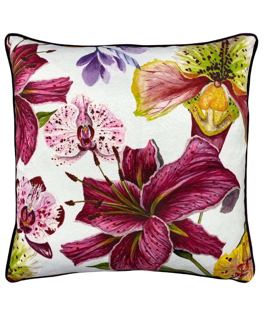 Venture into this tropical jungle and get lost in it's abundance of bold florals and enchanting animals; scattered throughout the landscape. The Kala cushion collection will have you in awe, gazing at the jungle from the comfort of your own home.