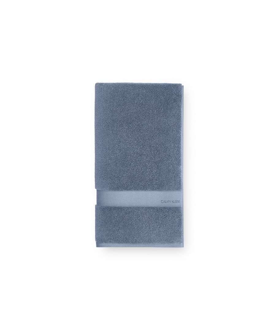 Image for Calvin Klein Tracy Bath Towel - Dusty Blue