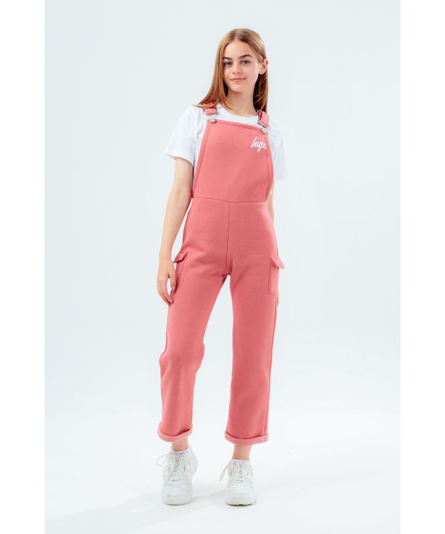 Image for Hype Pink Kids Dungarees