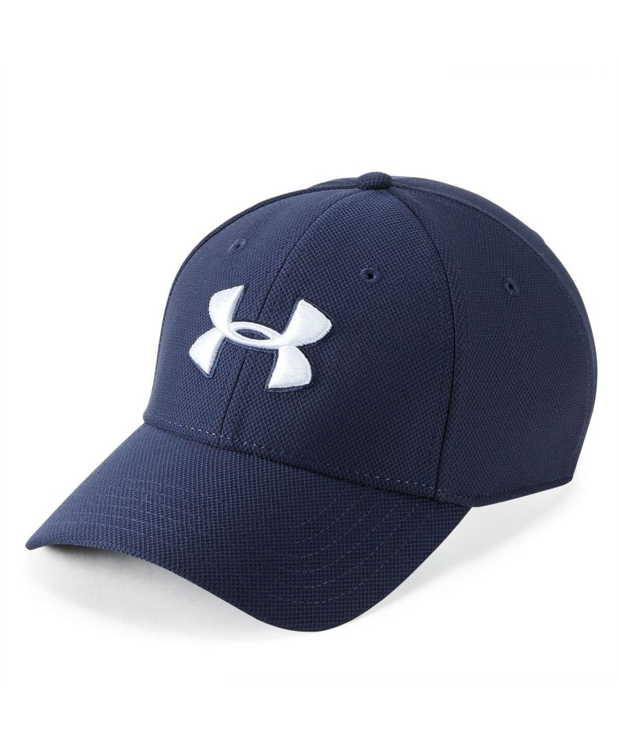 Blitzing 3.0 Cap by Under Armour - Invest in this stunning Under Armour Blitzing 3.0 Cap. > Cap > Curved peak > Stitched ventilation eyelets > Tonal stitching > Under Armour branding > 60% polyester, 40% elastane