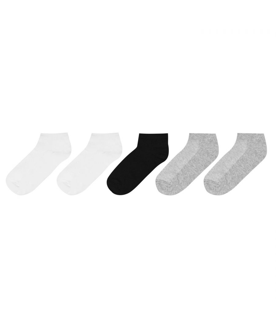 Image for Lonsdale Mens 5 Pack Trainer Socks