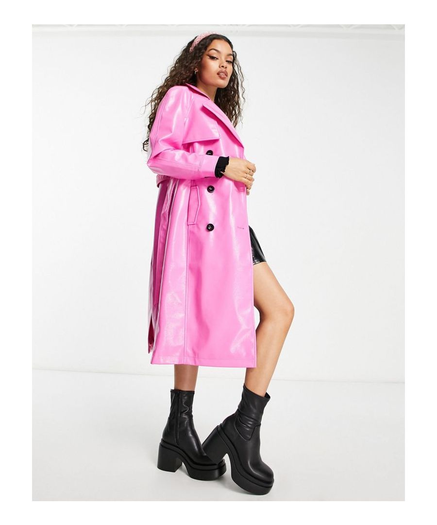 Coats & Jackets by Miss Selfridge Petite Throw on, go out Trench style Spread collar Button placket Belted waist Side pockets Longline cut Regular fit Sold By: Asos