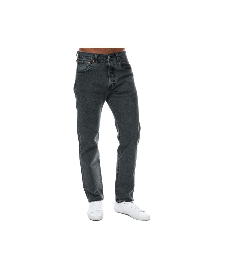 Levi's 501 93 Raisin rechte stonewash jeans voor heren, grijs