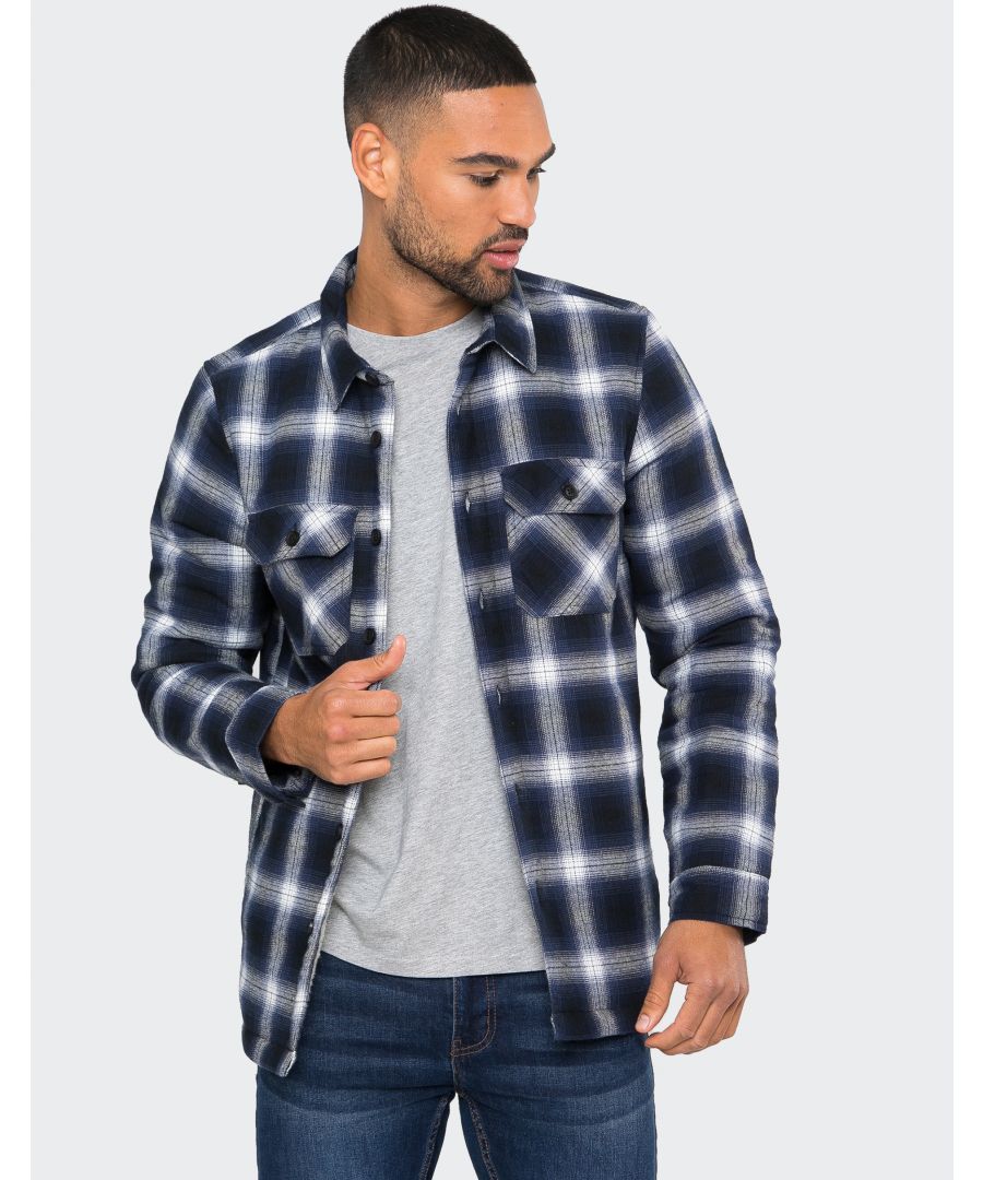 Image for 'France' Borg Lined Check Overshirt