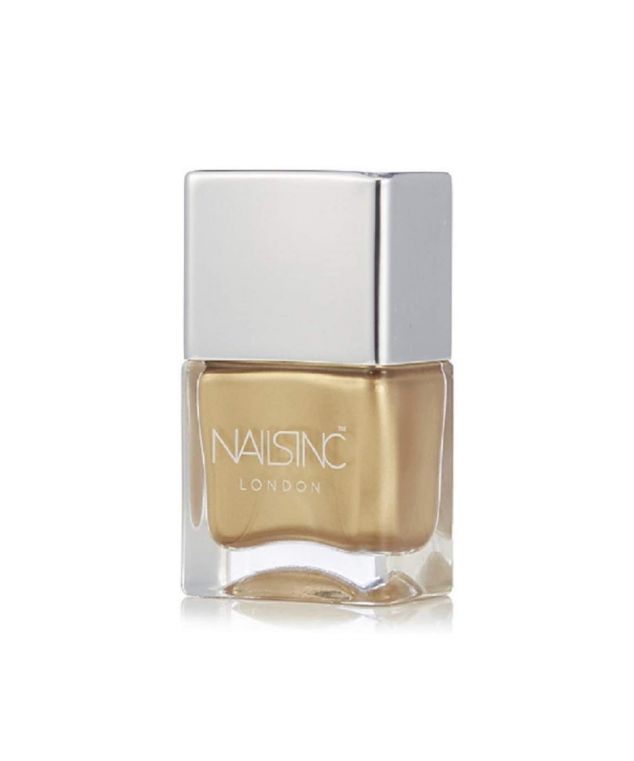 Nails Inc London Nail Polish 14ml - Superstar Get Up. Powered by Collagen - Please note UK shipping only.