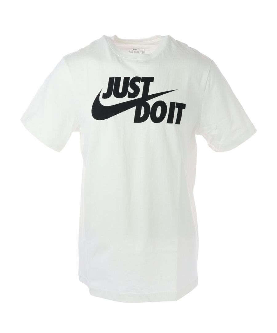 Brand: Nike   Gender: Men   Type: T-shirts   Color: White   Pattern: Print   Neckline: Round Neck   Sleeves: Short Sleeve   Season: Spring/summer  -100% cotton •