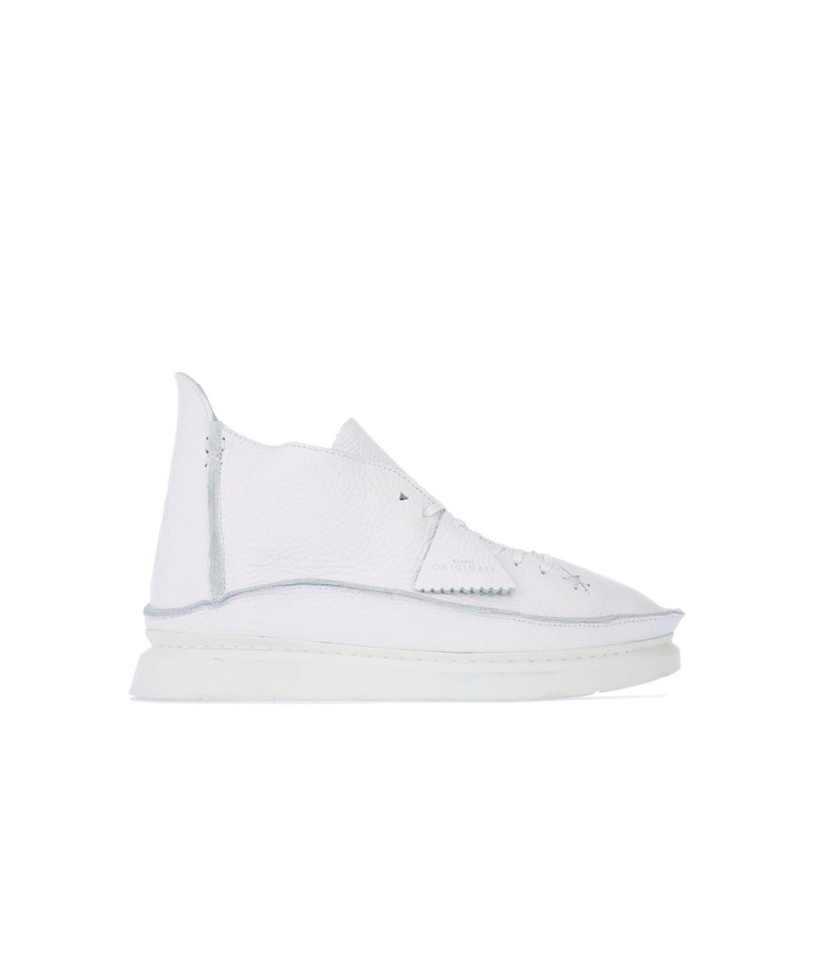 clarks originals seven white suede