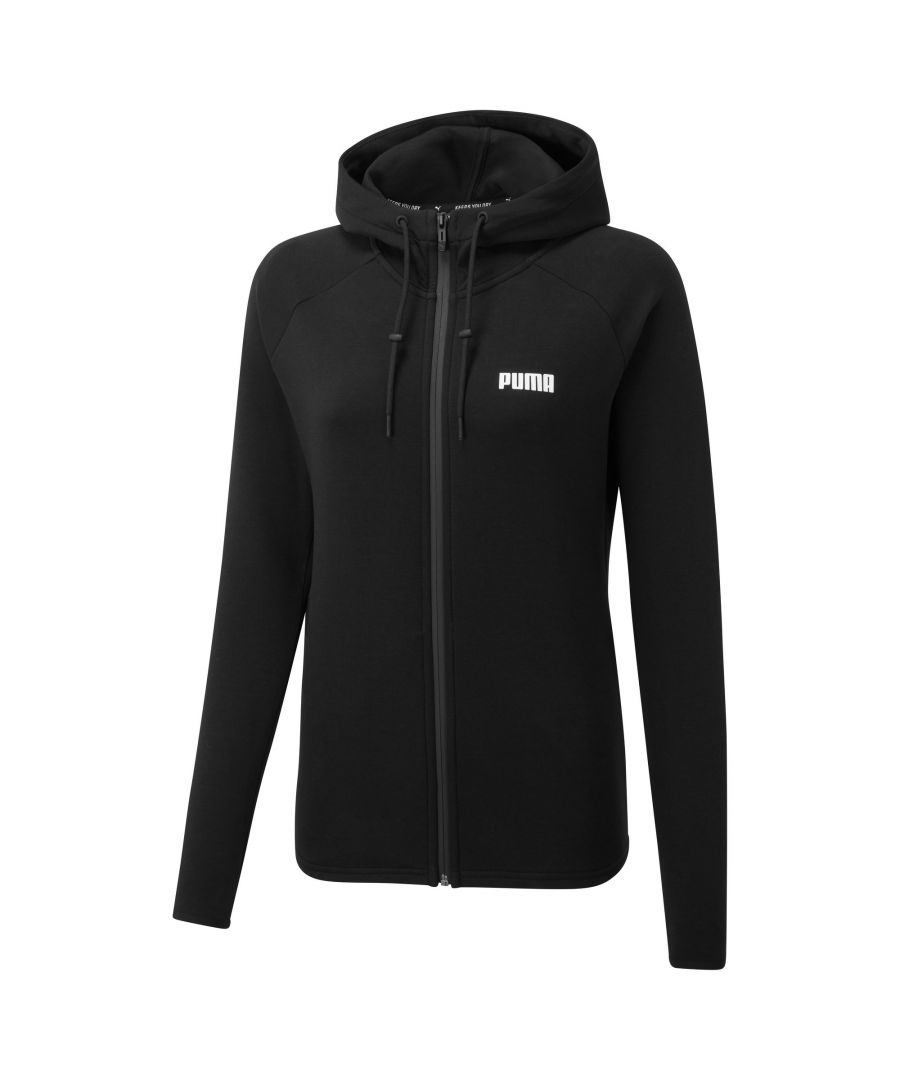 PRODUCT STORY Perfect for relaxing at home or heading out, the SPACER Full-Zip Hoodie will keep you dry and fresh, thanks to its moisture-wicking material. DETAILS Slim fitHooded neckFull-zip closure