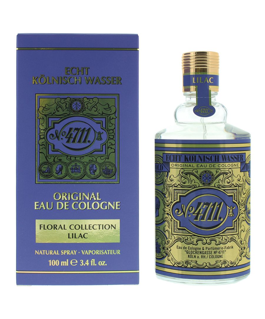 4711 Lilac Eau de Cologne is a floral woody musk fragrance for women and men. Top notes are bergamot, peach and freesia. Middle notes are lilac, rose and jasmine. Base notes are sandalwood and musk. 4711 Lilac Eau de Cologne was launched in 2019.