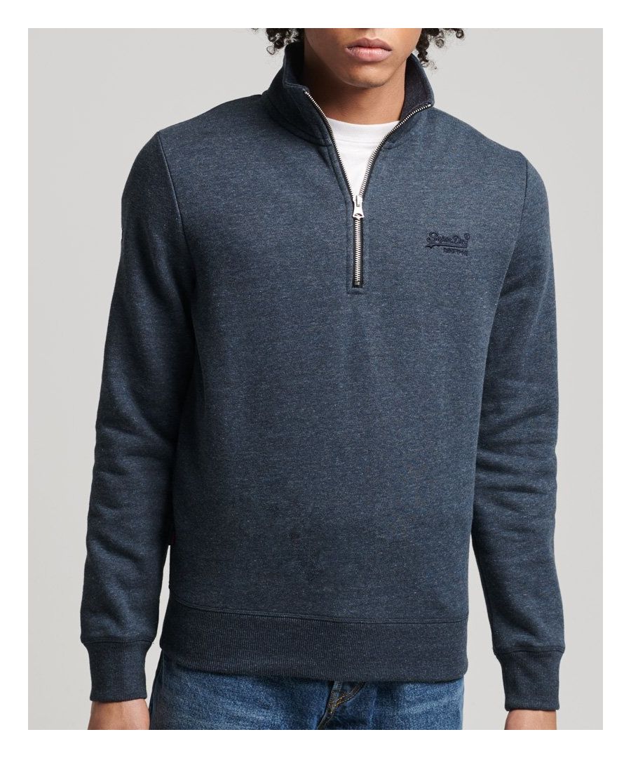 Here at Superdry, we recognise that sometimes minimalism is the way forward. Our Organic Cotton Vintage Logo Zip Henley Sweatshirt shows that less is more. The subtle branding allows the wide range of colours to speak for themselves, whether you opt for a classic black or a bold red.Slim fit – designed to fit closer to the body for a more tailored lookHalf-zipEmbroidered Superdry logoRibbed cuffs and hemBrushed liningClassic Superdry patchClassic Superdry tabMade with organic cotton grown using natural rather than chemical pesticides and fertilisers. The healthier soil this creates uses up to 80% less water which is better for our planet and for the farmers who grow it.